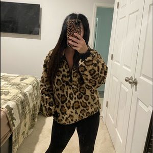 Express Leopard Sherpa XXS